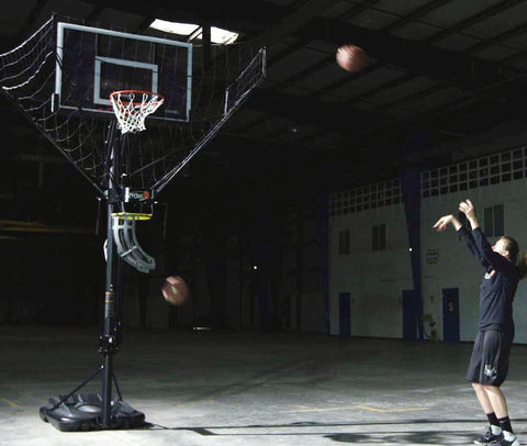 The ProShot Return Basketball Return adjusts to anywhere on the court.